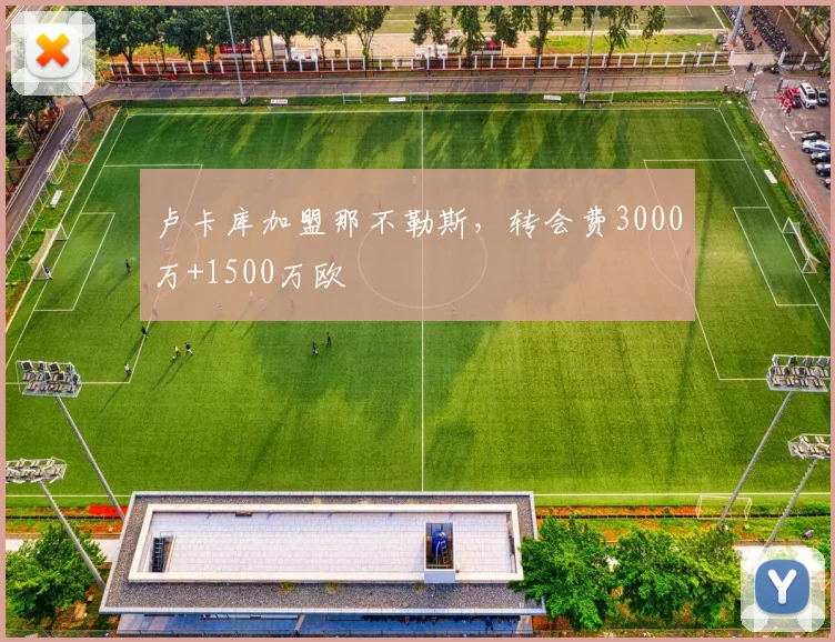 卢卡库加盟那不勒斯，转会费3000万+1500万欧
